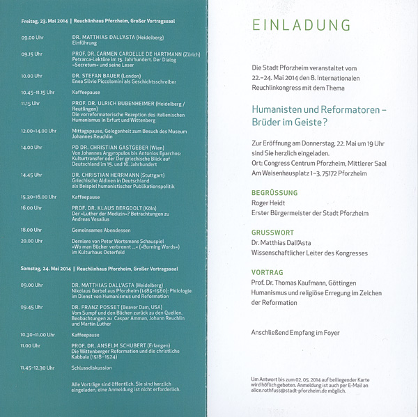 8.Reuchlinkongress