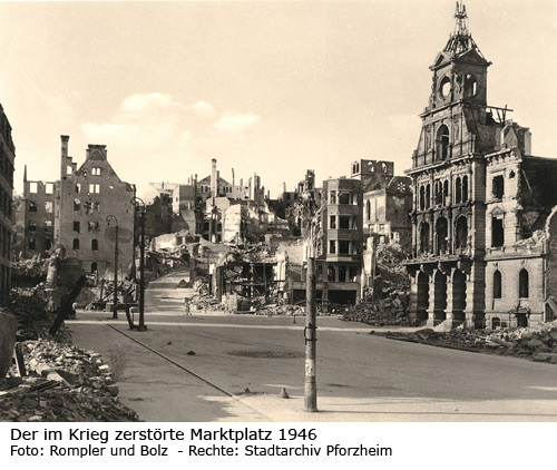 Die zerstörte Stadt 1946, Foto: Rmpler & Bolz